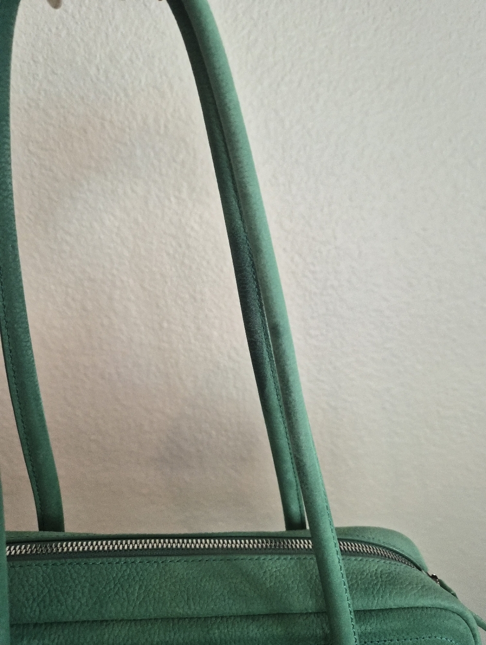 Marge Sherwood Soft Baguette Bag - Winter Green Nubuck - Picture 6 of 15